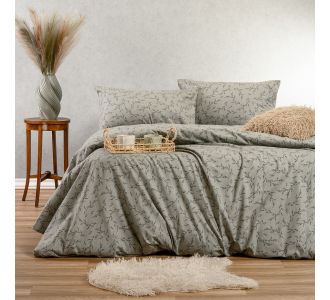 ΣΕΤ ΣΕΝΤΟΝΙΑ ΦΑΝΕΛΕΝΙΑ ΜΟΝΑ POPPY GREY (170X260) ΣΕΤ ΜΟΝΟ 170Χ260 MELINEN |  Σεντόνια Υπέρδιπλα / King Size στο espiti