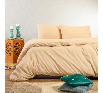 ΣΕΤ ΣΕΝΤΟΝΙΑ ΦΑΝΕΛΕΝΙΑ ΜΟΝΑ OWEN BEIGE (170X260) ΣΕΤ ΜΟΝΟ 170Χ260 MELINEN |  Σεντόνια Υπέρδιπλα / King Size στο espiti