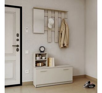 Σετ Εισόδου Reno-S Cashmere 100x32x200cm AlphaB2B |  Βιτρίνες - Έπιπλα εισόδου στο espiti