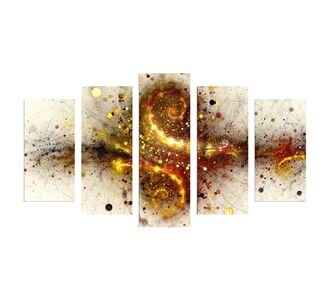 ΠΕΝΤΑΠΤΥΧΟΣ ΠΙΝΑΚΑΣ MDF EXPLOSION HM7206.07 100X60x0,3 εκ. |  Πίνακες στο espiti
