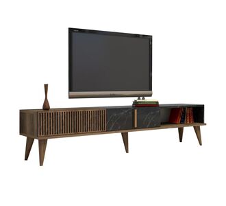 ΕΠΙΠΛΟ ΤΗΛΕΟΡΑΣΗΣ HM9512.02 ΜΕΛΑΜΙΝΗΣ ΚΑΡΥΔΙ ΚΑΙ ΟΨΗ ΜΑΥΡΟΥ ΜΑΡΜΑΡΟΥ 180x35x40Yεκ. |  Έπιπλα τηλεόρασης στο espiti