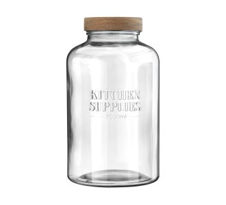 ESTIA ΔΟΧΕΙΟ ΑΠΟΘΗΚΕΥΣΗΣ ALLURE ΓΥΑΛΙΝΟ 3500ml 15x15x26cm - 01-31473 Estia |  Εργαλεία Κουζίνας - Αξεσουάρ στο espiti