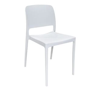 Καρέκλα Fenxy pakoworld pp σε λευκή απόχρωση 38x42x77εκ |  Καναπέδες - Καρέκλες  στο espiti