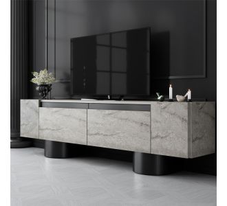 Έπιπλο τηλεόρασης Haven Megapap χρώμα travertine 180x30x50εκ. |  Έπιπλα τηλεόρασης στο espiti