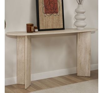 Κονσόλα Sira Megapap χρώμα travertine 150x35x75εκ. |  Συρταριέρες -Κονσόλες στο espiti