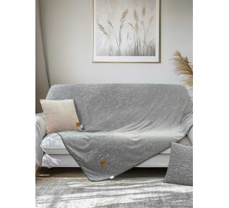 Ριχτάρι VERITAS GREY 180 x 180 εκ. MADI |  Ριχτάρια στο espiti