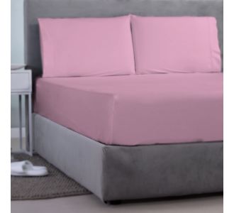 ΣΕΝΤΟΝΙ ΜΕ ΛΑΣΤΙΧΟ   SΑΤΙΝ ΡLΑΙΝ 1 ΤΕΜ ΡΟΖ ΑΝΟΙΧΤΟ (20 ΒΑΒΥ ΡΙΝΚ ) 160Χ200+35CΜ 100% CΟΤΤΟΝ SΑΤΙΝ 20 ASLANIS HOME |  Μονόχρωμα Υπέρδιπλα στο espiti