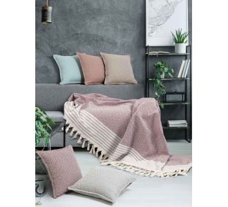 Ριχτάρι TENT BORDO Βαμβάκι 170 x 250 εκ. MADI |  Ριχτάρια στο espiti