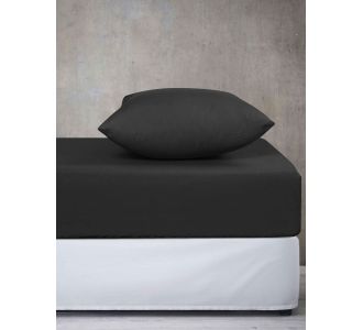 Σεντόνι ANTHRACITE MONOCHROME 100% Βαμβάκι 160 x 200+30 εκ. MADI |  Μονόχρωμα Υπέρδιπλα στο espiti