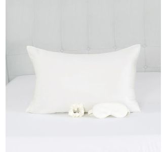 Beauty Home Σετ ομορφιάς ύπνου 3τμχ Art 7005 100% Tencel - Εκρού       |  Μαξιλαροθήκες Απλές στο espiti