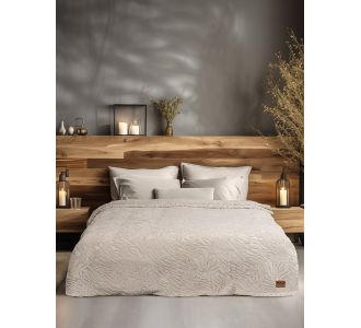 Κουβέρτα ZANORIA BEIGE 220 x 240 εκ. MADI |  Κουβέρτες Βελουτέ Υπέρδιπλες στο espiti