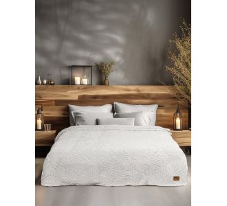 Κουβέρτα ZANORIA WHITE 160 x 220 εκ. MADI |  Κουβέρτες Βελουτέ Υπέρδιπλες στο espiti