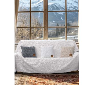 Ριχτάρι SERANI WHITE 180 x 340 εκ. MADI |  Ριχτάρια στο espiti