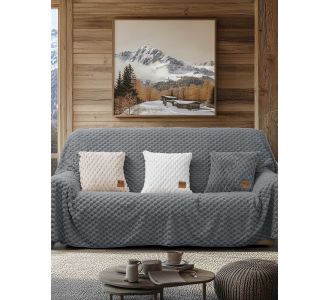 Ριχτάρι MAISONY GREY 180 x 250 εκ. MADI |  Ριχτάρια στο espiti
