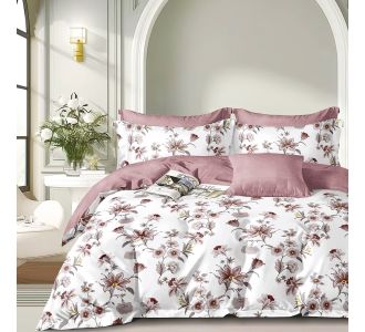 Beauty Home Σετ σεντόνια υπέρδιπλα με λάστιχο Art 12270 Angelina 165x200+30 Αμέθυστος       |  Σεντόνια Υπέρδιπλα / King Size στο espiti
