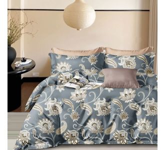 Beauty Home Σετ σεντόνια υπέρδιπλα με λάστιχο Art 12279 Athina 165x200+30 Γκρι       |  Σεντόνια Υπέρδιπλα / King Size στο espiti