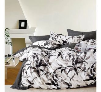 Beauty Home Σετ σεντόνια υπέρδιπλα με λάστιχο Art 12285 Arabella 165x200+30 Γκρι       |  Σεντόνια Υπέρδιπλα / King Size στο espiti