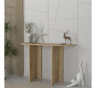Κονσόλα Cortado Megapap χρώμα sapphire oak 120x35x75εκ. |  Συρταριέρες -Κονσόλες στο espiti