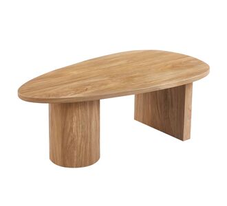 ΤΡΑΠΕΖΙ ΣΑΛΟΝΙΟΥ ΟΒΑΛ ALPER HM18327 MDF ΣΕ SONAMA ΧΡΩΜΑ 110x60x40Υεκ |  Τραπέζια στο espiti