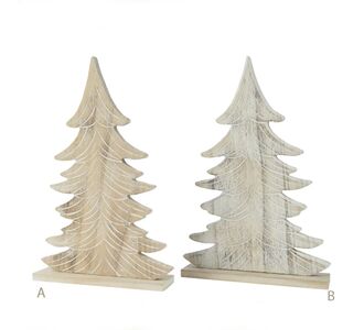 Beauty Home Διακοσμητικό Ξύλινο Δέντρο 23 x 7 x 35.5 cm      B |  Χριστουγεννιάτικα Διακοσμητικά στο espiti