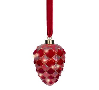 Beauty Home Φανάρι Εσωτερικού Χώρου με Led Κουκουνάρι 15cm x 21cm       |  Χριστουγεννιάτικα Στολίδια στο espiti