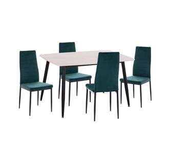 ΣΕΤ ΤΡΑΠΕΖΑΡΙΑΣ 5ΤΜΧ RAVEN HM21265.01 ΚΕΡΑΜΙΚΟ TOP ΛΕΥΚΟ ΜΑΡΜΑΡΟ--ΒΕΛΟΥΔΟ ΚΥΠΑΡΙΣΣΙ |  Σετ τραπεζαρίες στο espiti