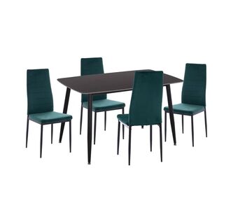 ΣΕΤ ΤΡΑΠΕΖΑΡΙΑΣ 5ΤΜΧ RAVEN HM21265.02 ΚΕΡΑΜΙΚΟ TOP ΜΑΥΡΟ ΜΑΡΜΑΡΟ--ΒΕΛΟΥΔΟ ΚΥΠΑΡΙΣΣΙ |  Σετ τραπεζαρίες στο espiti