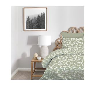 Σετ Σεντόνια 2Χ(1.75Χ2,60) + 1Χ(52Χ72) Daisy Olive Astron Italy |  Σεντόνια Μονά / Ημίδιπλα στο espiti