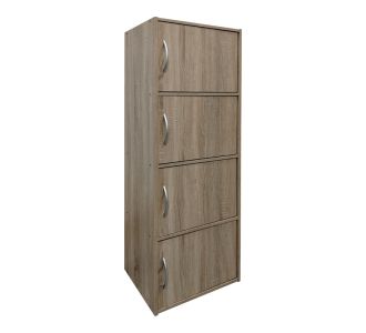 Ντουλάπι-στήλη Gabino I pakoworld σε sonoma απόχρωση 40x34.5x120εκ |  Στήλες Μπάνιου στο espiti