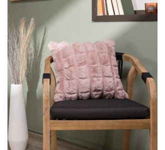 Γούνινη Μαξιλαροθήκη Cube 06 - 45x45cm με γέμιση 52017182 Teoran |  Μαξιλάρια διακοσμητικά στο espiti