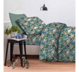 Παιδικό Σεντόνι Με Λάστιχο 1Χ(105Χ200+30)+1Χ(52χ72) Dinosaurs Astron Italy |  Astron στο espiti