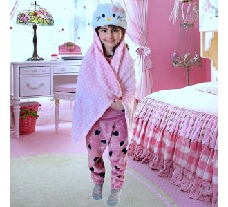 ΒΡΕΦΙΚΗ ΚΟΥΒΕΡΤΑ FLEECE ΑΓΚΑΛΙΑΣ MORVEN FLEECE ΚΙΤΤΥ 2149 (ΡΟΖ ΠΟΥΑ) 85x70 |  Βρεφικές Κουβέρτες στο espiti