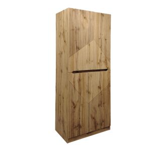 Παπουτσοθήκη-ντουλάπι Kebell pakoworld σε oak απόχρωση 71x41.5x180.4εκ |  Παπουτσοθήκες στο espiti
