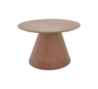 Τραπέζι σαλονιού Donda pakoworld mdf σε καρυδί απόχρωση Φ80x45εκ |  Τραπεζάκια σαλονιού στο espiti