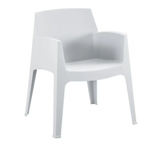 ΠΟΛΥΘΡΟΝΑ ΠΟΛΥΠΡΟΠΥΛΕΝΙΟΥ SLEEK HM6370.01 ΛΕΥΚΗ 57x56x82,5Υεκ. |  Πολυθρόνες κήπου στο espiti