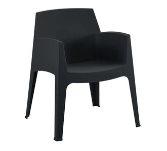 ΠΟΛΥΘΡΟΝΑ ΠΟΛΥΠΡΟΠΥΛΕΝΙΟΥ SLEEK HM6370.02 ΜΑΥΡΗ 57x56x82,5Υεκ. |  Πολυθρόνες κήπου στο espiti