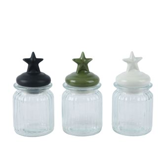 Beauty Home Διακοσμητικό Βάζο/Δοχείο 7.8cm x 15.1cm  Λευκό     |  Χριστουγεννιάτικα Διακοσμητικά στο espiti