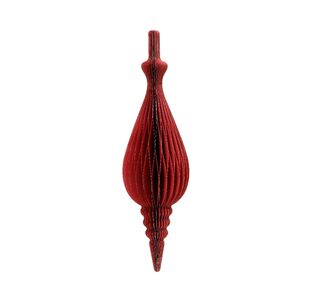Beauty Home Κόκκινο Στολίδι Ø22 x 80 cm       |  Χριστουγεννιάτικα Διακοσμητικά στο espiti