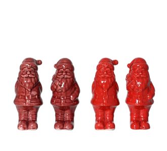 Beauty Home Κεραμικός Αγιος Βασίλης 15 x 14 x 35 cm  ΜΠΟΡΝΤΩ     |  Χριστουγεννιάτικα Διακοσμητικά στο espiti