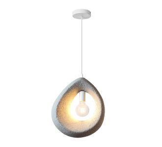 Φωτιστικό οροφής Ferclyn pakoworld E27 ps σε ανοιχτό γκρι 32x24x35εκ |  Οροφής στο espiti