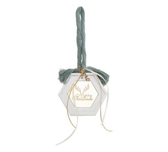 Beauty Home ΚΡΕΜΑΣΤΟ ΠΟΛΥΓΩΝΟ ΚΕΡΑΜΙΚΟ ΜΕ PLEXI MERRY CHRISTMAS ΓΑΛΑΖΟΠΡΑΣΙΝΟ       |  Χριστουγεννιάτικα Στολίδια στο espiti