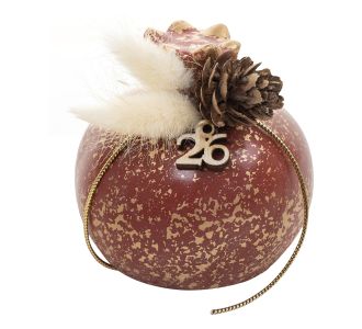 Beauty Home ΕΠΙΤΡΑΠΕΖΙΟ ΚΕΡΑΜΙΚΟ ΡΟΔΙ ΜΕ ΑΠΟΞΗΡΑΜΕΝΑ ΜΠΟΡΝΤΩ       |  Χριστουγεννιάτικα Στολίδια στο espiti