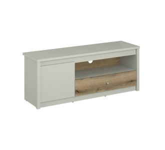 Έπιπλο TV Karin Cashmere-Evoke Oak 126x36.5x50cm AlphaB2B |  Έπιπλα τηλεόρασης στο espiti