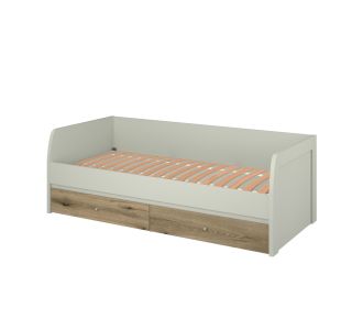 Κρεβάτι Karin Μονό Cashmere-Evoke Oak με πάτωμα 90x200cm AlphaB2B |  Κρεβάτια στο espiti