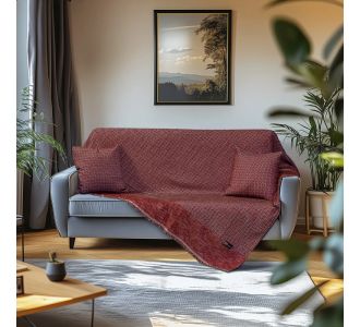 Beauty Home Ριχτάρι Διθέσιο Art 8639 170x240 Κόκκινο       |  Ριχτάρια στο espiti