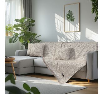 Beauty Home Ριχτάρια σετ 2τμχ Art 8641 (170x240+170x290) Εκρού       |  Ριχτάρια στο espiti