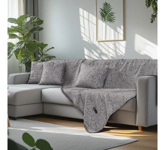 Beauty Home Ριχτάρι Διθέσιο Art 8642 170x240 Γκρι       |  Ριχτάρια στο espiti