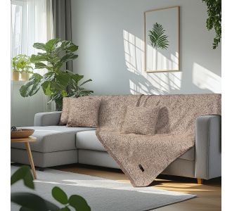 Beauty Home Ριχτάρια σετ 2τμχ Art 8643 (170x240+170x290) Μπεζ       |  Ριχτάρια στο espiti