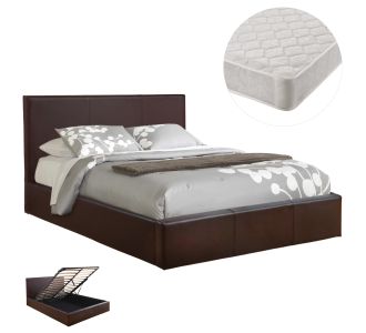 ΚΡΕΒΑΤΙ ΔΙΠΛΟ & ΣΤΡΩΜΑ BOBBI HM21271.02 ΚΑΦΕ PU ΜΕ ΑΠΟΘ.ΧΩΡΟ--ΓΙΑ 150x200εκ |  Κρεβάτια στο espiti