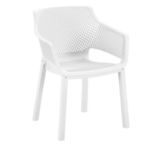 ΠΟΛΥΘΡΟΝΑ ΠΟΛΥΠΡΟΠΥΛΕΝΙΟΥ PEGGY HM6368.01 ΛΕΥΚΟ 60x55x79Υεκ |  Πολυθρόνες κήπου στο espiti